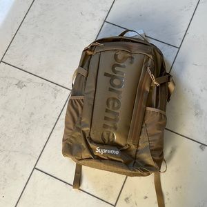Supreme SS 21 backpack in tan